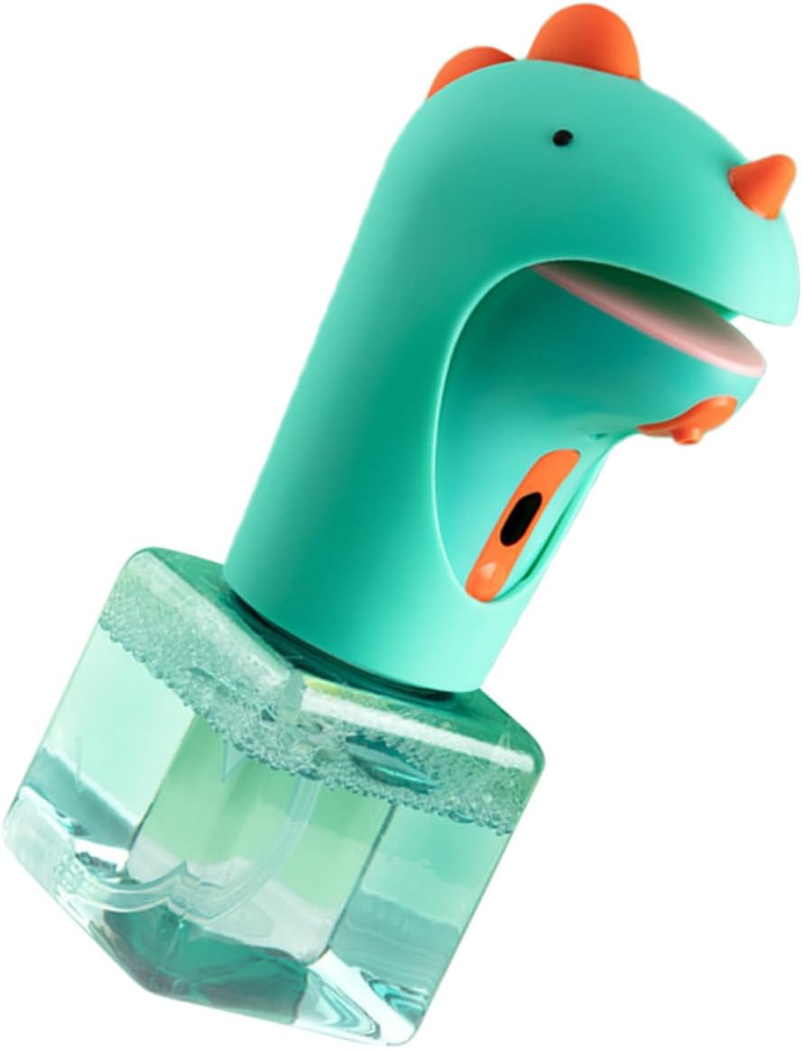 Dinosaur Touchless Dispenser Automatic Foaming Liquid Dispenser for Cartoon Design Easy to Refill and Clean for Bathroom Hotel Use