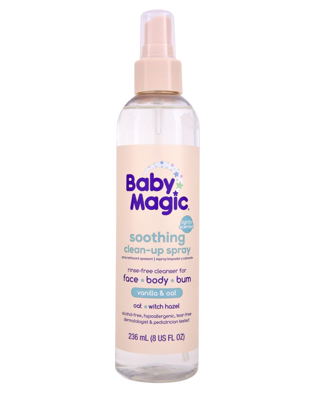 Baby Magic Soothing Clean-Up Spray Vanilla Oat Hypoallergenic 8 oz