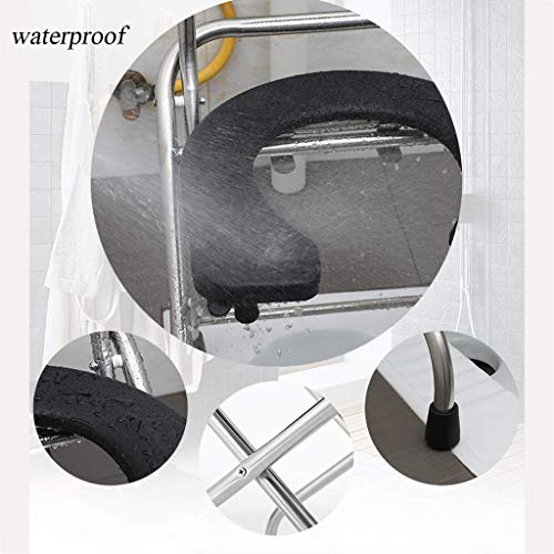 Commode de chevet pliante et tabouret de douche pour handicapé