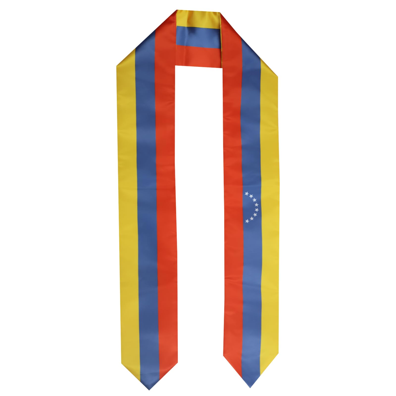 Pasksamtu Venezuela Flag Graduation Stole Sash for Study Aboard International Students Abroad Adult Unisex- Cool Graduation Shawl Sash Stole Wraps Scraf