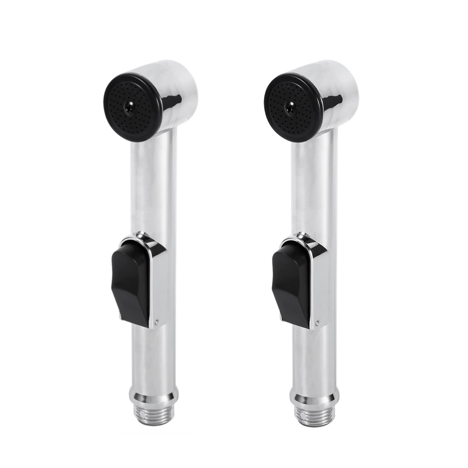 Pulvérisateur de bidet portatif Oumefar en ABS chromé pour hygiène de salle de bain (Lot de 2)