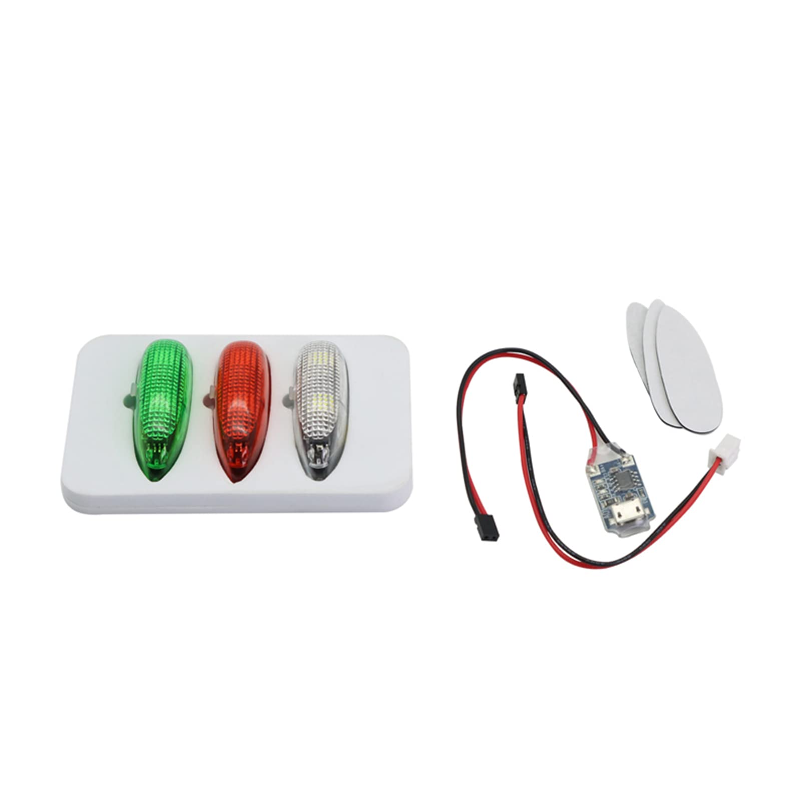 Drone Strobe Light RC Plane LED Lamp Kit Ricaricabile Luci Lampeggianti Super Bright Luce di Navigazione per Mavic 3 Cin