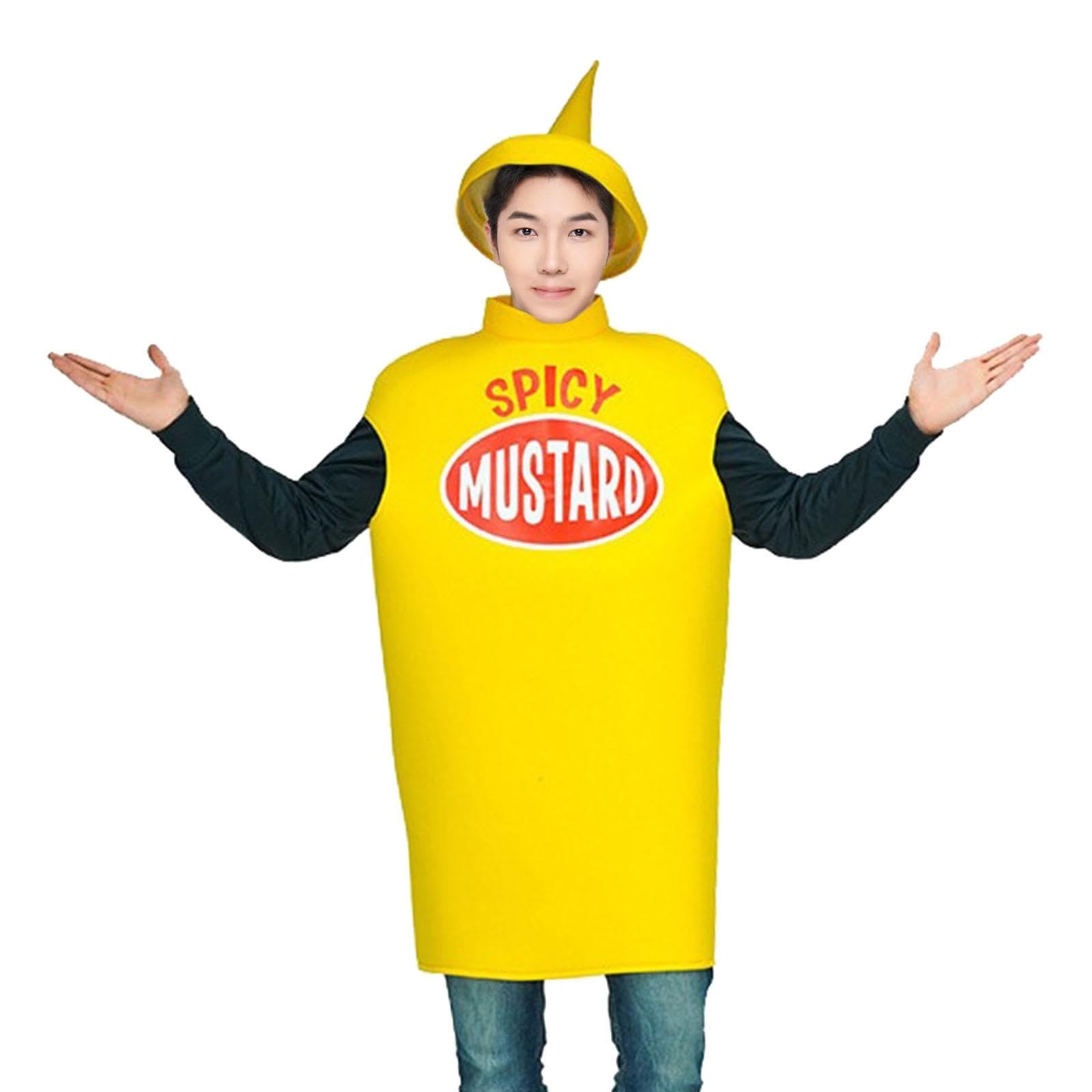 F Fityle Costume senape per adulti Abbigliamento Novità Costume da spettacolo Travestimento