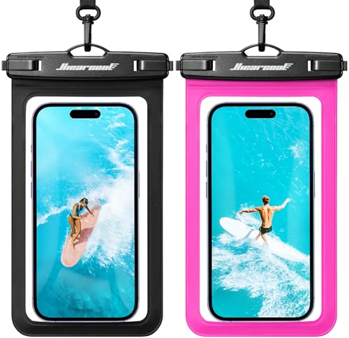 Hiearcool Waterproof Phone Pouch,Underwater Phone Cases Compatible for iPhone 17 16 15 14 13 Pro...