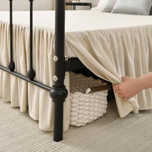 MEILA Split Corner Ruffled Bed Skirt
