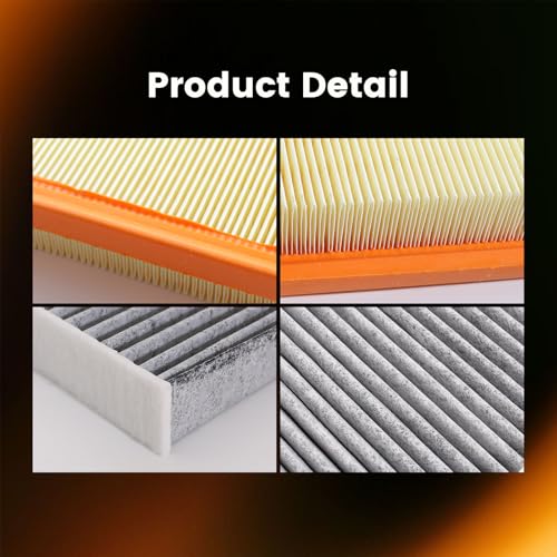 Image of Engine & Cabin Air Filter Set for Subaru Crosstrek 2018-2024 Outback 2020-2025 Ascent Impreza Legacy Replaces 16546AA16A 72880FL00A 72880AL00A