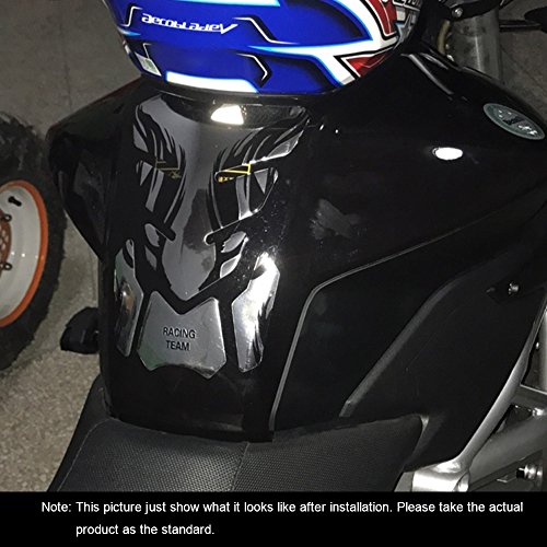 Prata Vermelho Ouro 3D Tanque de Óleo Combustível Da Motocicleta Almofada Do Tanque decalque capa pr