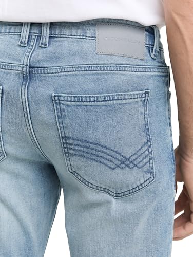 TOM TAILOR Herren 1042684 Josh Regular Slim Jeans mit Stretch, 10142 - Light Stone Blue Denim, 31W / 32L – Ansicht 4