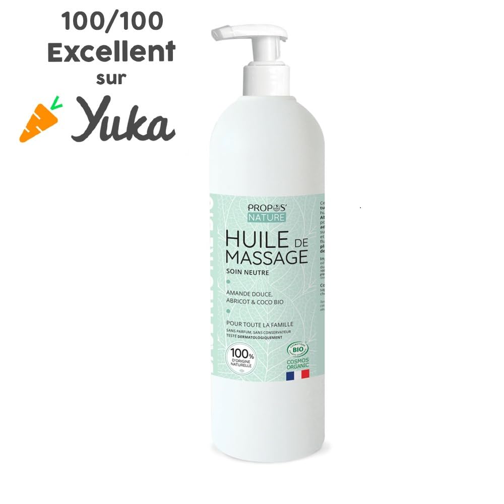 Olio neutro per la cura del massaggio 500 ml