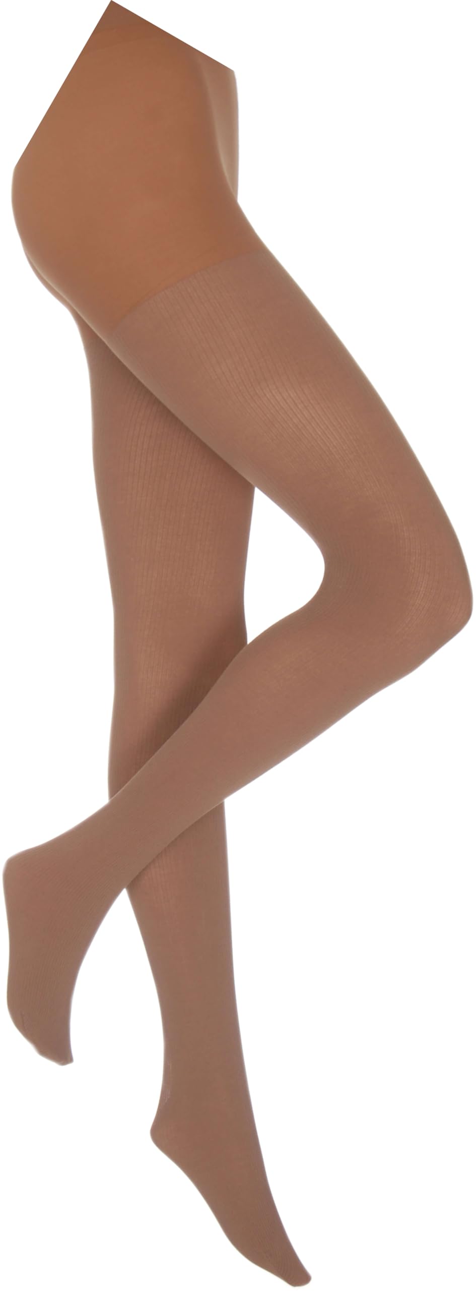 Cosyfeet Women's Natural Softhold® Warm Ribbed Tights 80 Denier - Xl