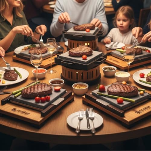 Miniatura 4 de Piedra Para Carne De 20x20 Personalizada Bicolor Ct