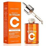 Premium Vitamin C 20% Serum For Face with Hyaluronic & Amino Acids - Boost Skin Collagen, Hydrate & Plump Skin, Anti Aging & Wrinkle Facial Serum – 1 Fl Oz