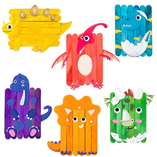Dinosaurs Popsicle Stick Crafts