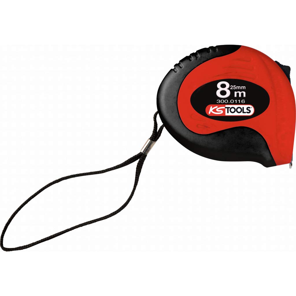 KS Tools 300.0116 Precision+ Steel Tape Measure 8Mx25mm