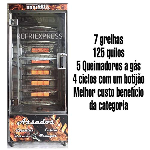 Máquina de Assar Frangos e carnes 125kg