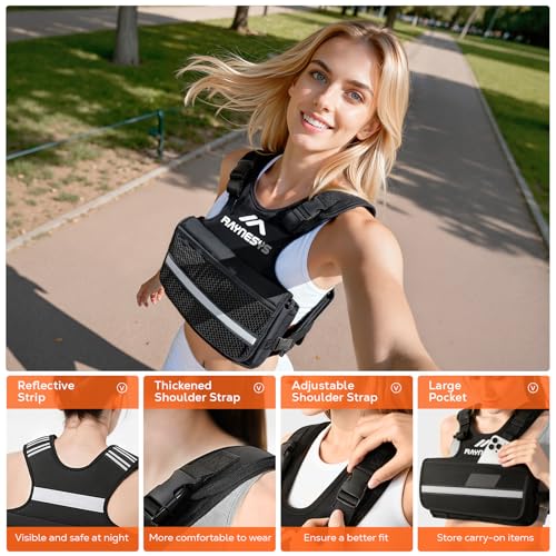 Adjustable Weighted Vest for Women, 1-12LBS Weight Vests - image 6