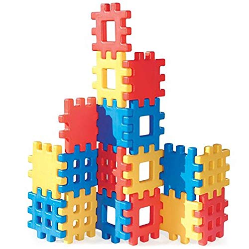 Little Tikes Big Waffle Block Set - 18 pieces, Blue/Red/Yellow - image 6