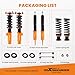 maXpeedingrods Coilovers for BMW 3 Series E90 2004-2011, for BMW E91 2004-2012, for E92 2005-2013, for E93 2006-2013, Height Adjustable Coilovers Suspension Kit Shock Absorber, Lowering Kits Gold