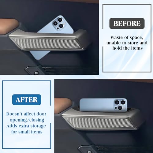 Image of 1797 4 Door Handle Storage Box fit for Ford Bronco 2021 2022 2023 2024 2025 2026 Accessories Car Pocket Organizer with Anti-Slip Black ABS Plastic-4pcs /Set (Not for Sport /2 Door)