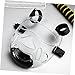 Milisten Transparent Taekwondo Boxing Face Cover for Karate Kickboxing Sparring Detachable Mask for Youth Adults for Visibility