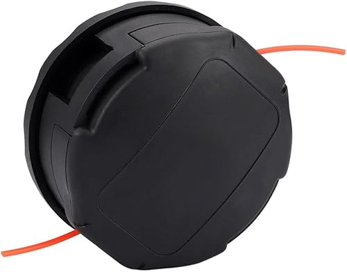 Miniatura 6 de AMINORD Paquete de 2 cabezales de recortadora para alimentación de velocidad Echo 400 SRM Series de eje recto para malezas (0.394in x 0.049in de