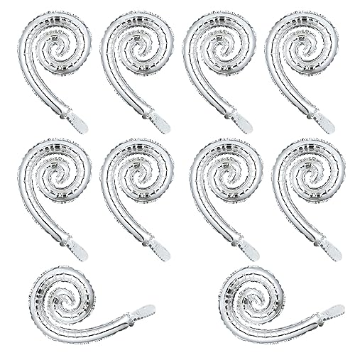 GLASNES Spiral Shape Foil Air Balloons Spiral Birthday Party Decoration for Wedding Baby Shower Birthday Party Supplies