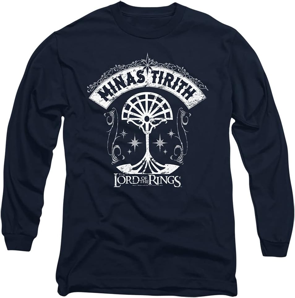 Lord of The Rings Realms Collection Unisex Adult Long-Sleeve T Shirt Collection