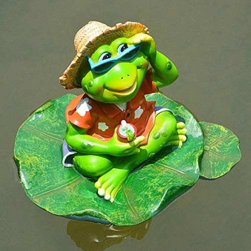 Statues et figurines de grenouille en resine sculptes pour la maison