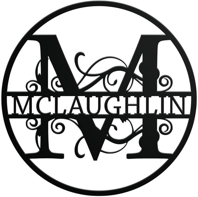 Metal Monogram Sign, Custom Metal Sign, Metal Name Sign, Initial Sign, Metal Monogram Letters, Home Decor, Metal Wall Art, Outdoor Sign, Personalized Wedding Gift
