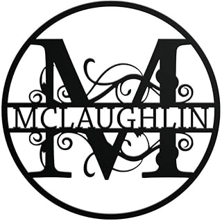 Metal Monogram Sign, Custom Metal Sign, Metal Name Sign, Initial Sign, Metal Monogram Letters, Home Decor, Metal Wall Art, Outdoor Sign, Personalized Wedding Gift