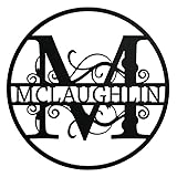 Metal Monogram Sign, Custom Metal Sign, Metal Name Sign, Initial Sign, Metal Monogram Letters, Home Decor, Metal Wall Art, Outdoor Sign, Personalized Wedding Gift