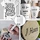 AMSNINK 6 Stück Textilstifte Waschmaschinenfest Schwarz - Dual-Tip Textilmalstifte Permanent für DIY-Projekte, Stoffmarker Set für alle Textilien