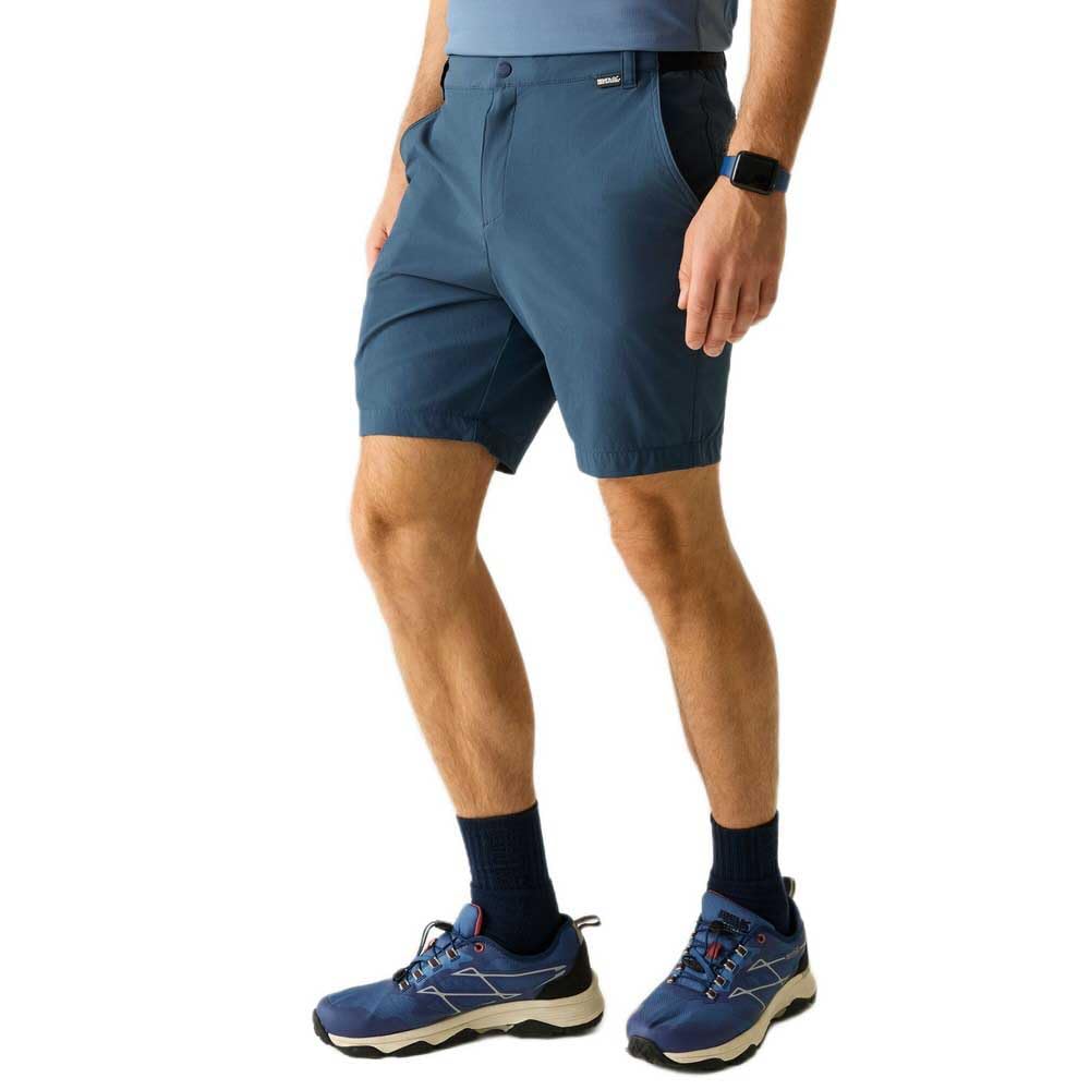 Regatta Men's Anti Insect Travel Light Shorts - Blue Size 36