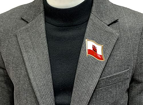 Image of vmcoatdu Country Flag Pin Badge International Travel Brooch Metal Alloy Souvenir Pin for Hat Clothes Backpack