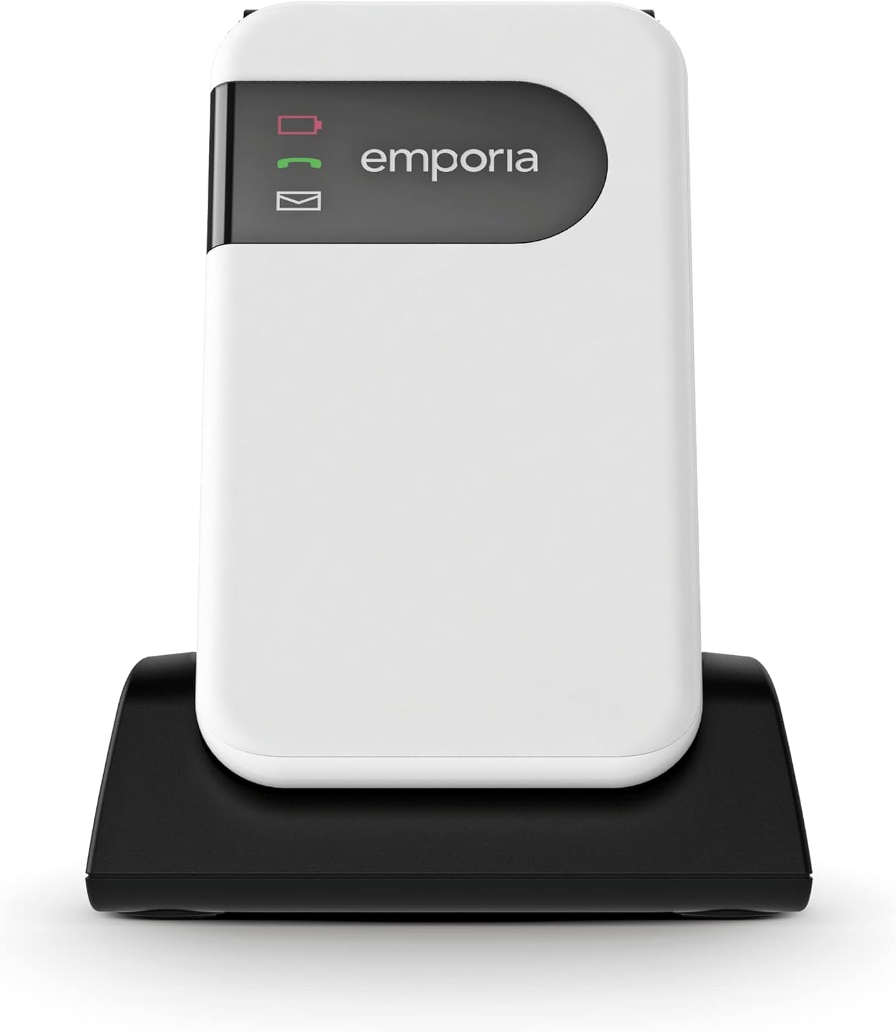 Emporia SIMPLICITYglam.4G telefon komórkowy dla seniorów bez umowy, składany telefon komórkowy z dużymi przyciskami, przycisk alarmowy, kolorowy wyświetlacz 2,8", wysoka głośność, wolt, 3 przyciski