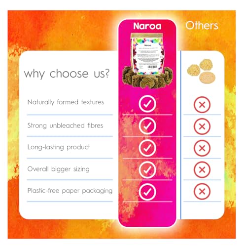 image for NAROA Artist Natural Sea Sponges for Painting 8 Pack | Unbleached Uniq