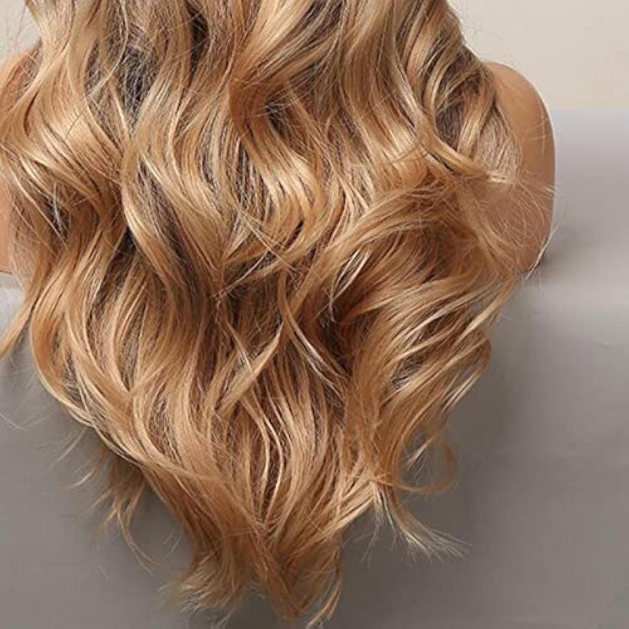 Natural Looking Curly Straight Wig for Party