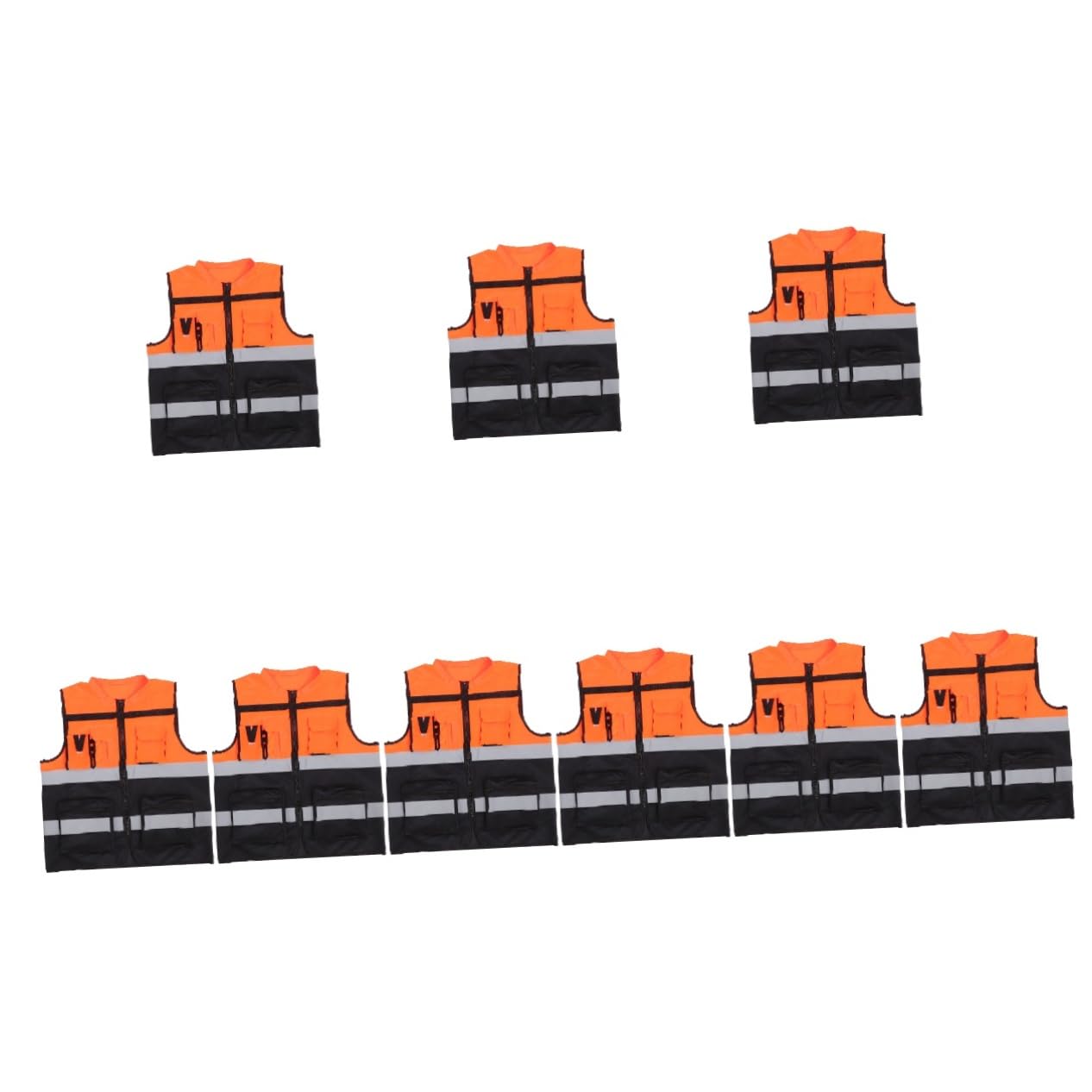 PartyKindom Chaleco Reflectante de Seguridad para Ciclismo y Correr Alta Visibilidad Chaleco Ligero y Transpirable para Actividades Nocturnas para