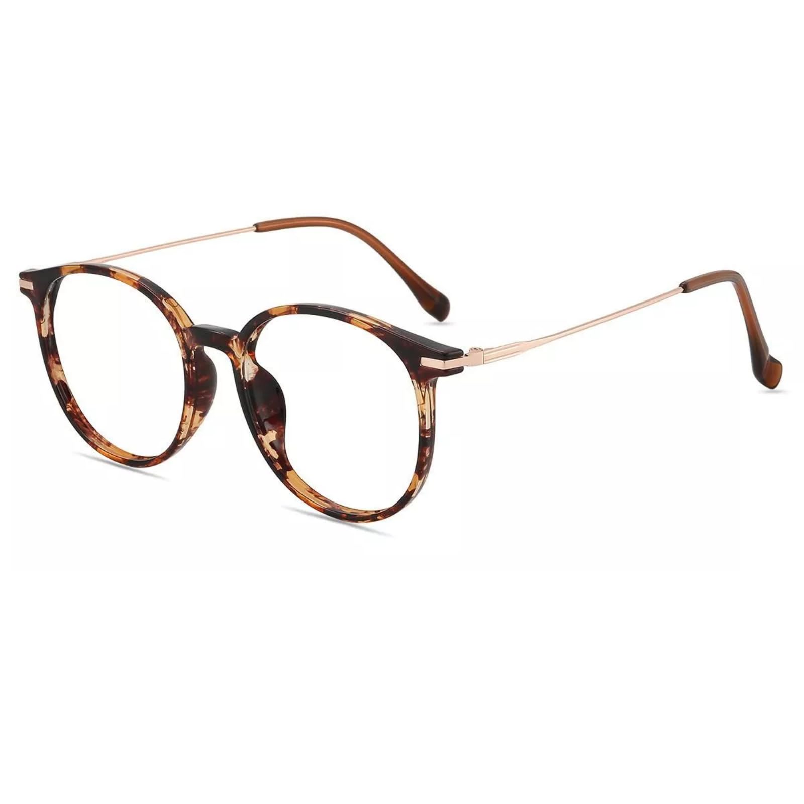 Firmoo Blaulichtfilter Lesebrille für Damen Herren Runde TR-Rahmen Computerbrille, Blaulicht UV Schutzbrille