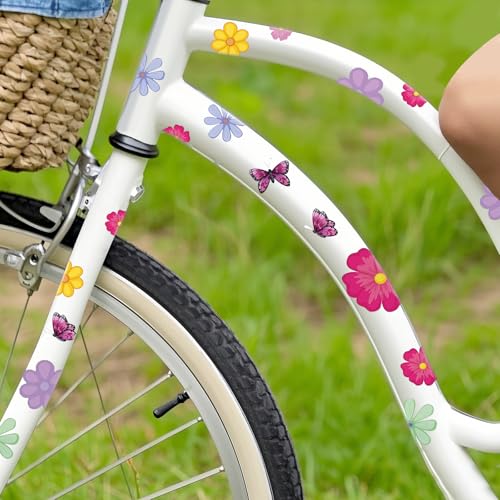 Stickers Voiture, 3 Autocollants de Vélo Colorés Autocollant de Pare - Chocs Imperméable Autocollant Autocollant de Voiture Pour Les Filles et Les Femmes