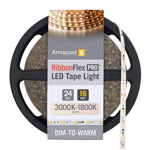 Cinta LED Dim-to-Warm 24V Blanco 16.4 ft miniatura 1