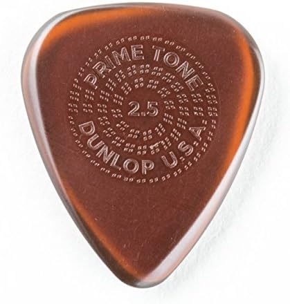 Jim Dunlop Primetone Standard 2.5mm Sculpted Plectra with Grip-3 Pack (510P2.5)