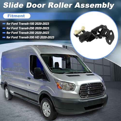INFINAUTO Right Sliding Door Roller Guide for Ford Transit-150 Transit-250 Transit-350 2020-2023 Middle Right Van Sliding Door Roller Hinge Power Slider Hinge KK3Z-1525028-V/KK3Z-1525028-B by INFINAUTO - Image 3