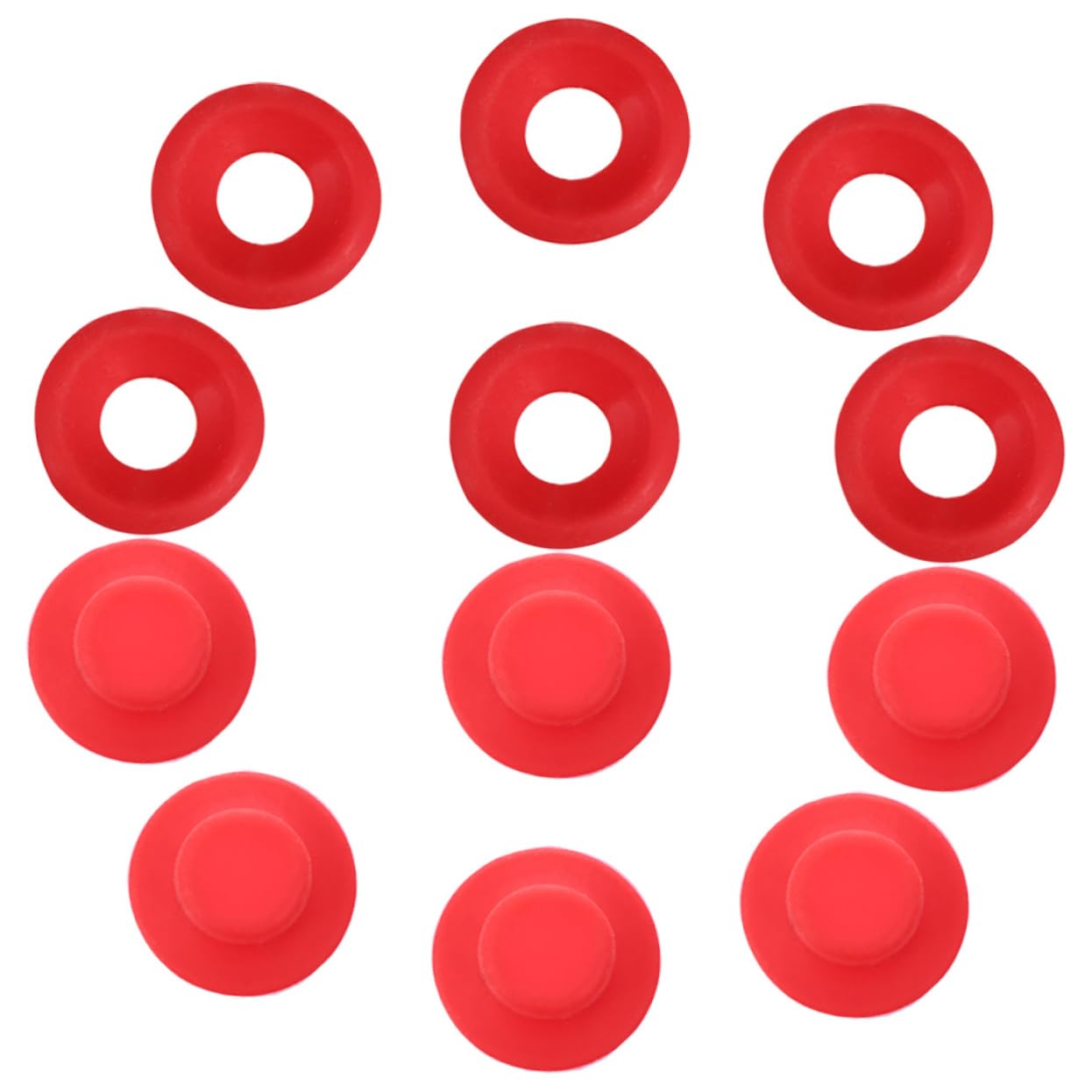 OFFSCH 12-pack Beer Bottle Gasket Swing Caps Seal Gaskets for Swing Top Bottles Leakproof Airtight for Beer Wine Soda