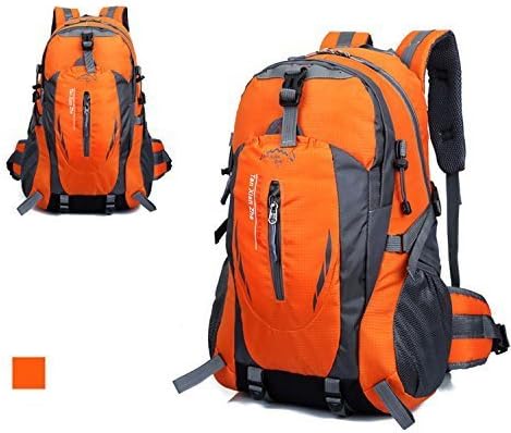 Backpacking Backpack Hiking Backpack Backpacking Bag Large Capacity 40L Waterproof Daypack Great Backpacking Gear or Pack for Outdoor Sports Camping Hiking Travel Trekking Mountaineering (orange)