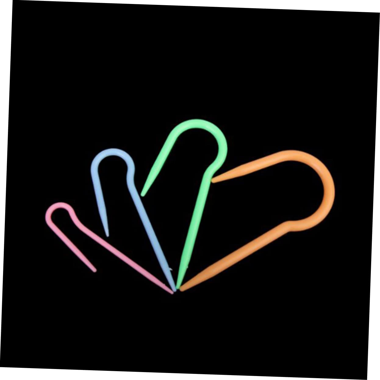 3 Ganci Per Maglia Curvi - Set Per Principianti Con 3 Misure Colorate Per Lavorare A Maglia - Foto 2