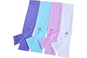 Arm Sleeves UV Sun Protection Cooling UPF 50+ 4-Pairs for Men Women...