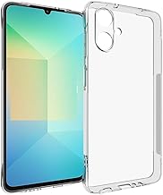 for Galaxy A25 5G Case, Clear, Thin TPU Protective Cover for Galaxy A25 5G SC-53F SCG33 Cover, Shock Absorption, Flexible, Lightweight, Scratch-Resistant, Portable, Anti-Slip, Heat Dissipation