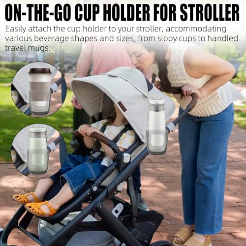 Image of Baby Stroller Cup Holder for Uppa-Baby Vista, Cruz, Minu Stroller
