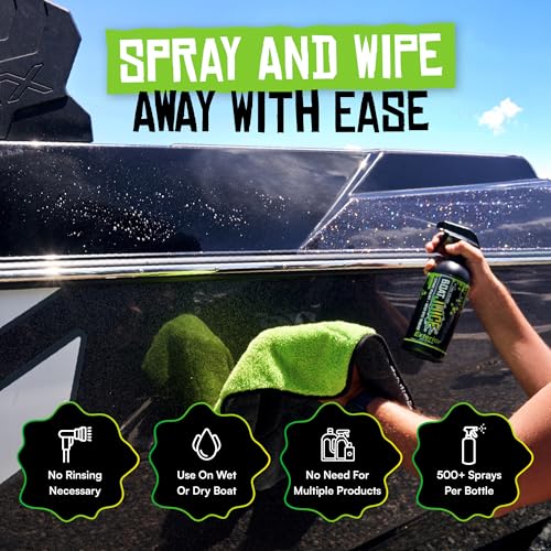 image for Boat Juice 2in1 Exterior Boat Cleaner & Protectant Spray | Water Spot 
